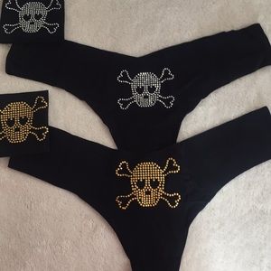 Panty patrol commando crystal seamless thongs